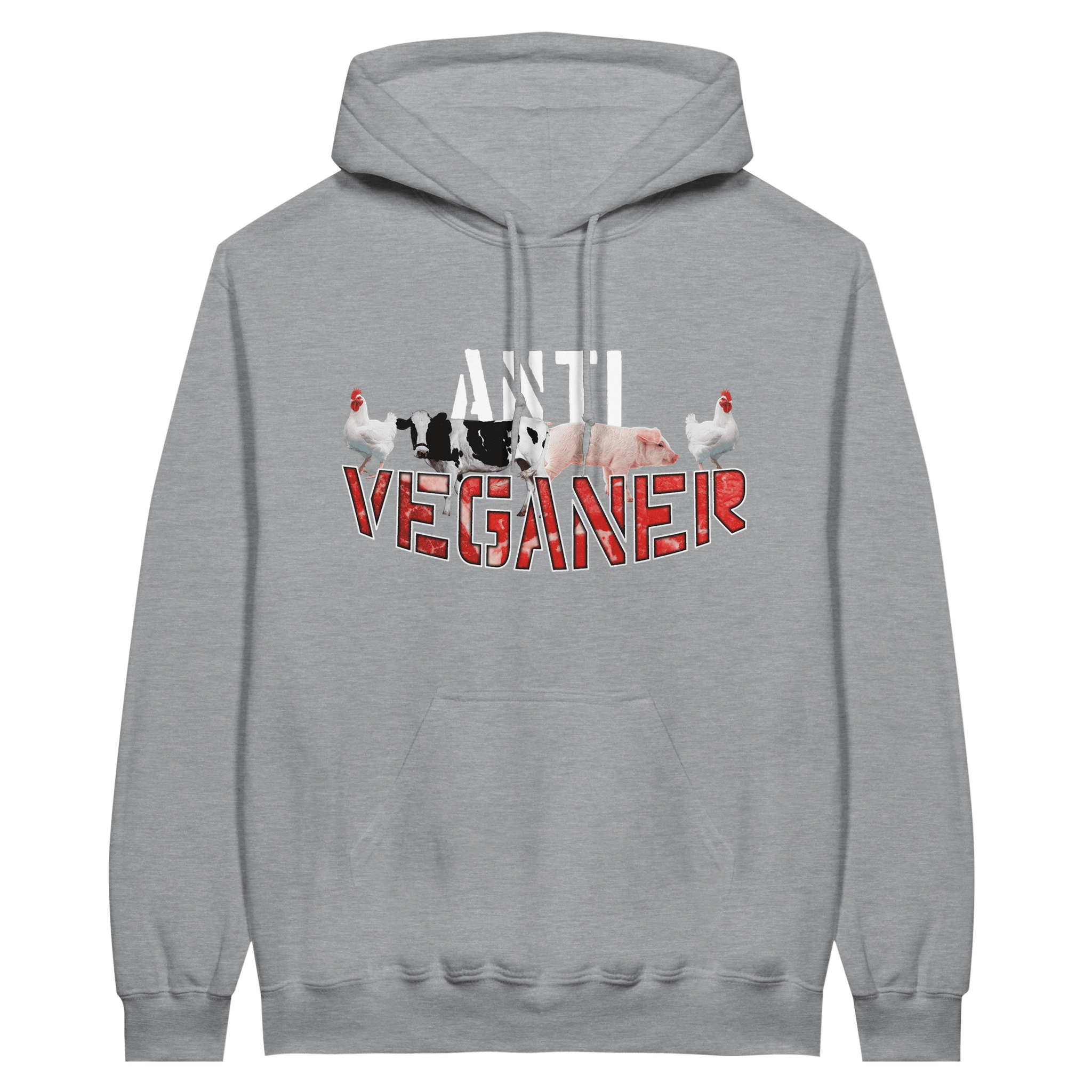 ANTI-VEGAN HOODIE - Laatste Shirt