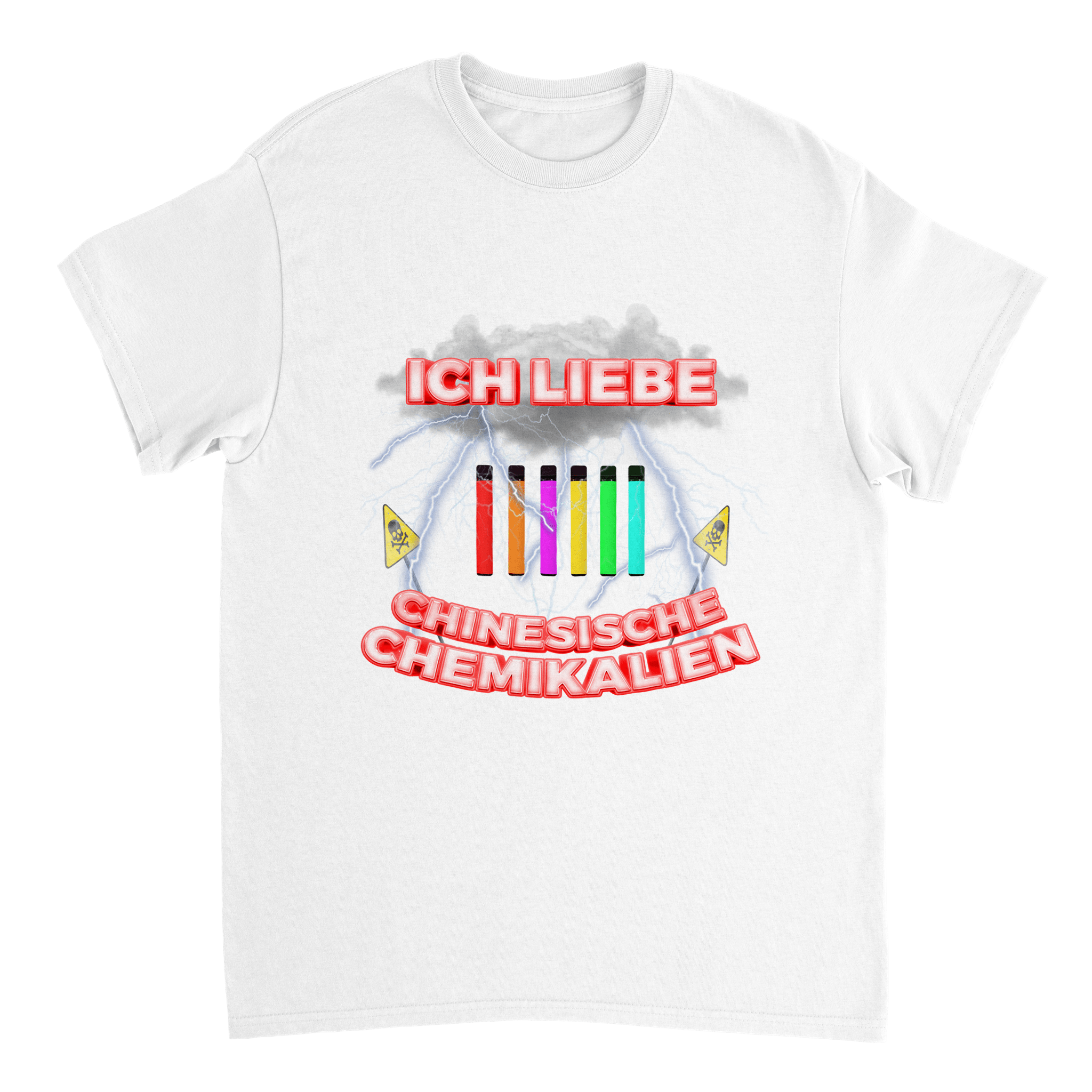 T-shirt met Chinese chemicaliën - Laatste shirt