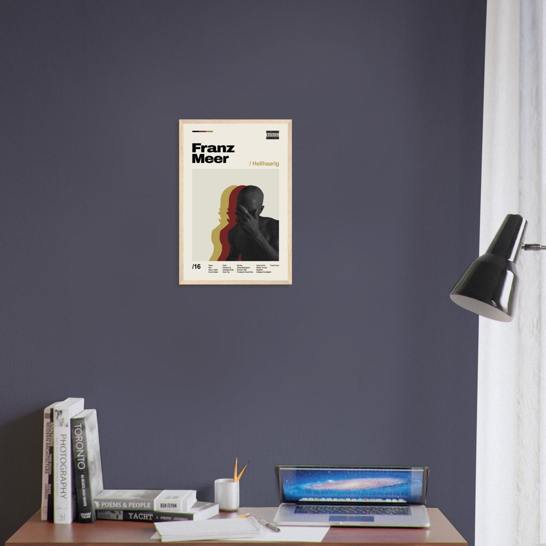 Franz Meer - Poster met blond haar - Drukwerk - Laatste shirt