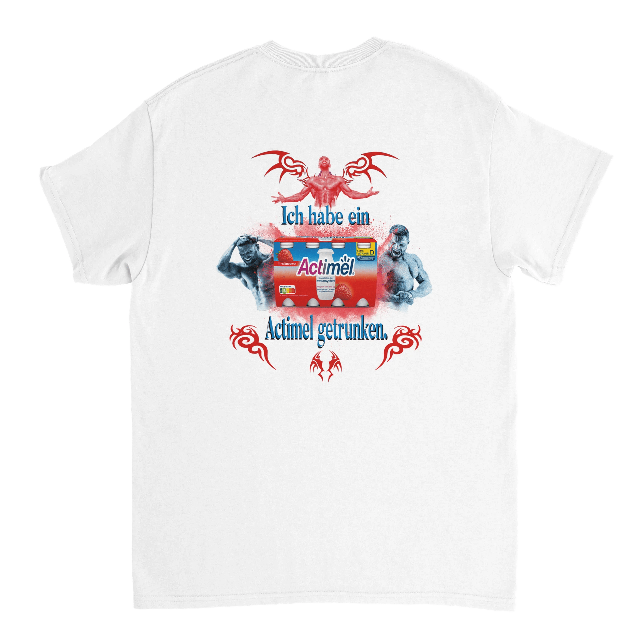 Ik dronk een Actimel T-shirt met opdruk - Laatste shirt