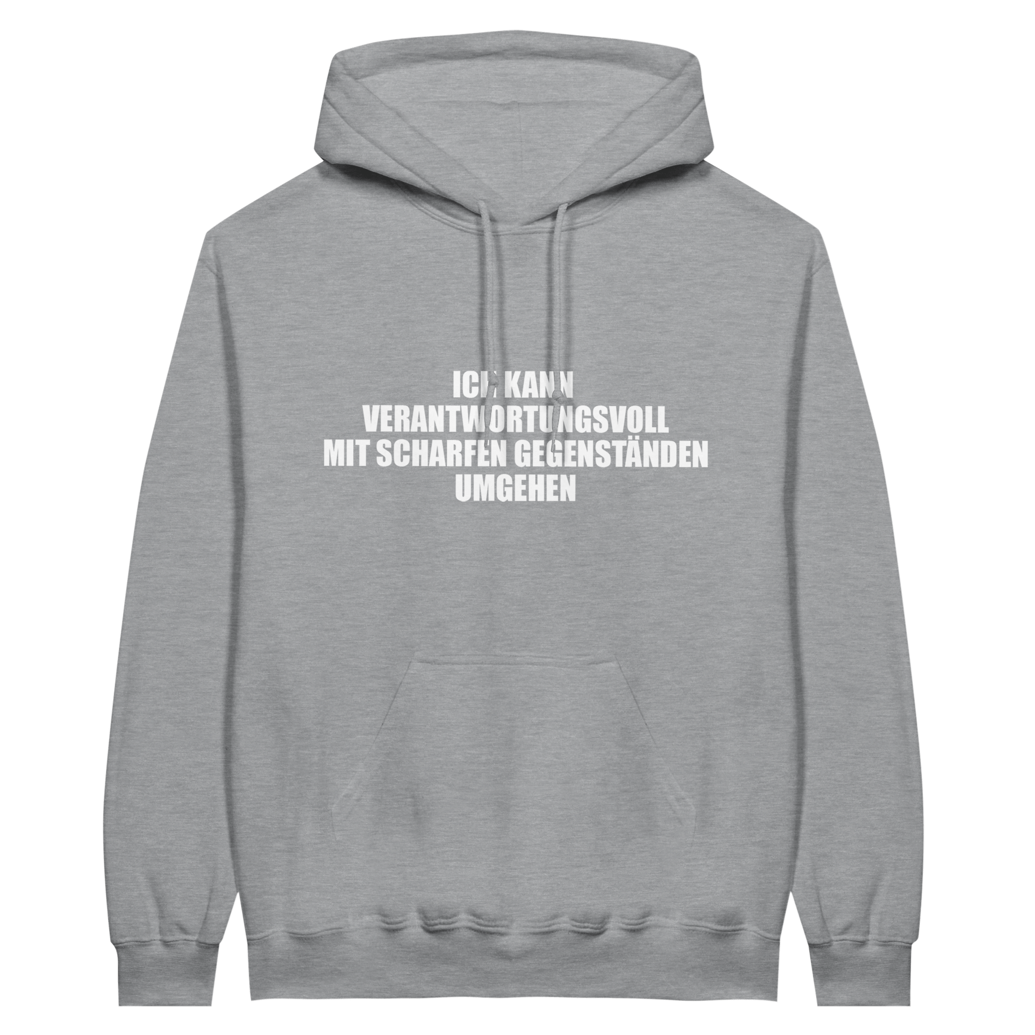Ik kan verantwoord omgaan met scherpe voorwerpen - Hoodie - Laatste shirt
