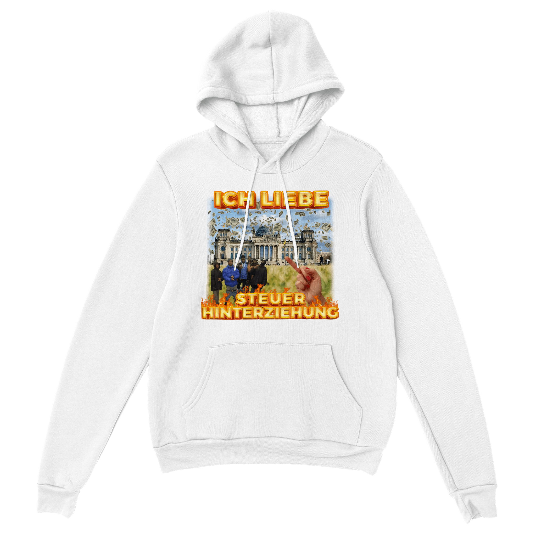 Ik ben dol op hoodies met een design dat belastingontduiking tegengaat - Laatste shirt