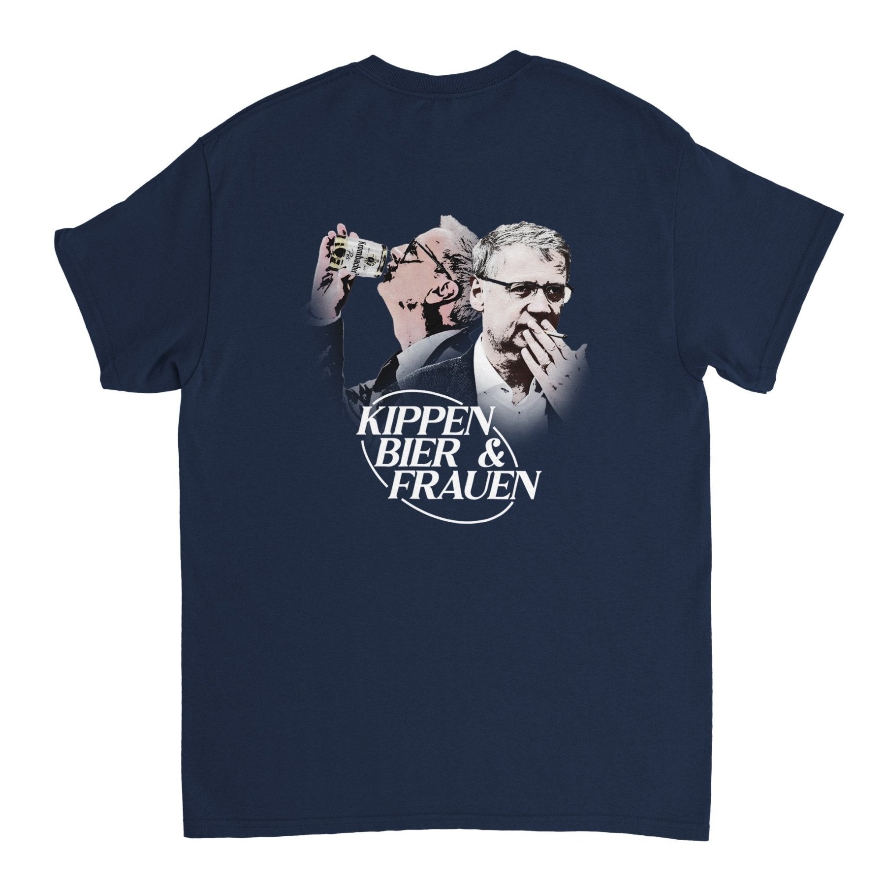 KIPPEN BIER UND FRAUEN T - SHIRT - Printmateriaal - LetztesShirt
