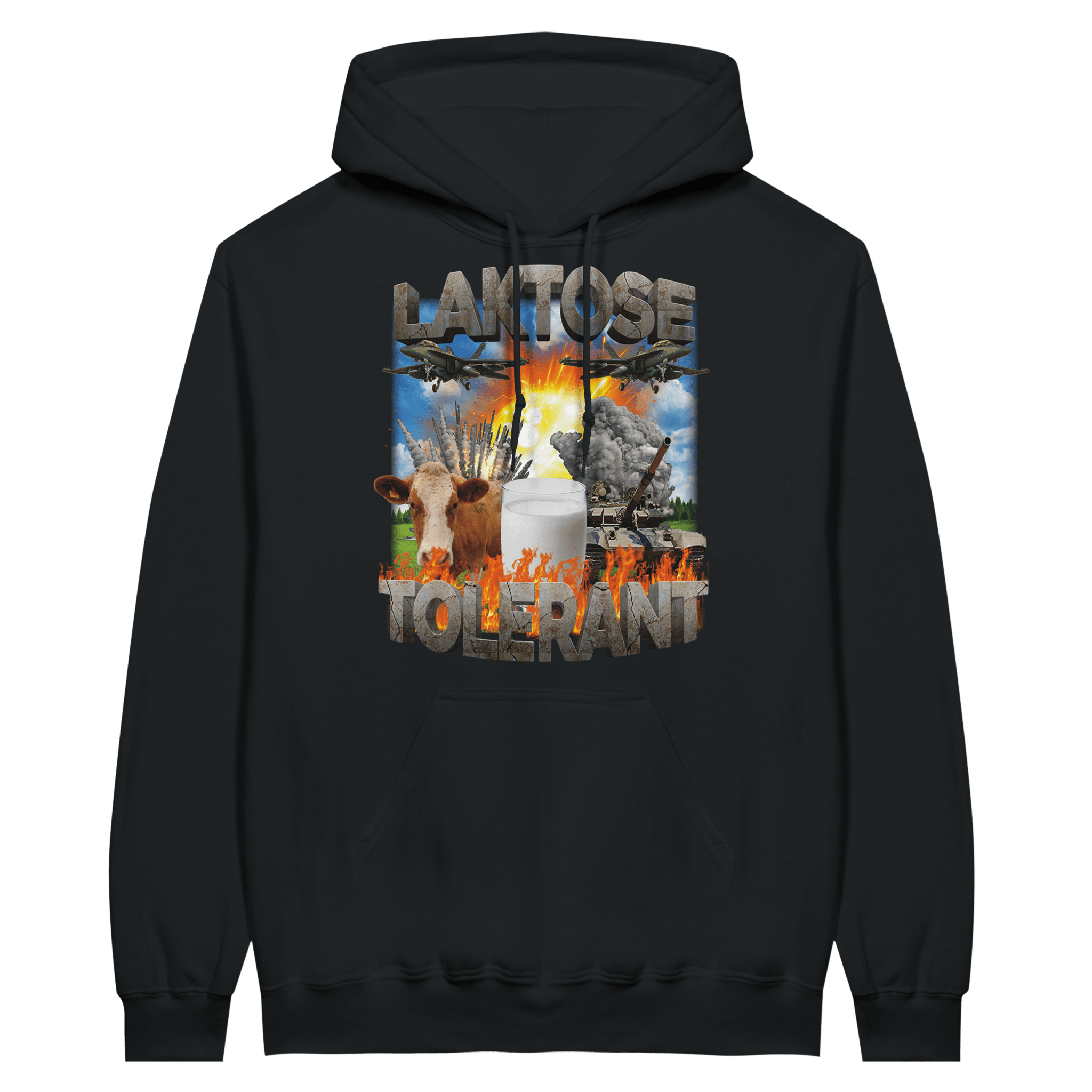 LACTOSETOLERANTE HOODIE - Laatste Shirt