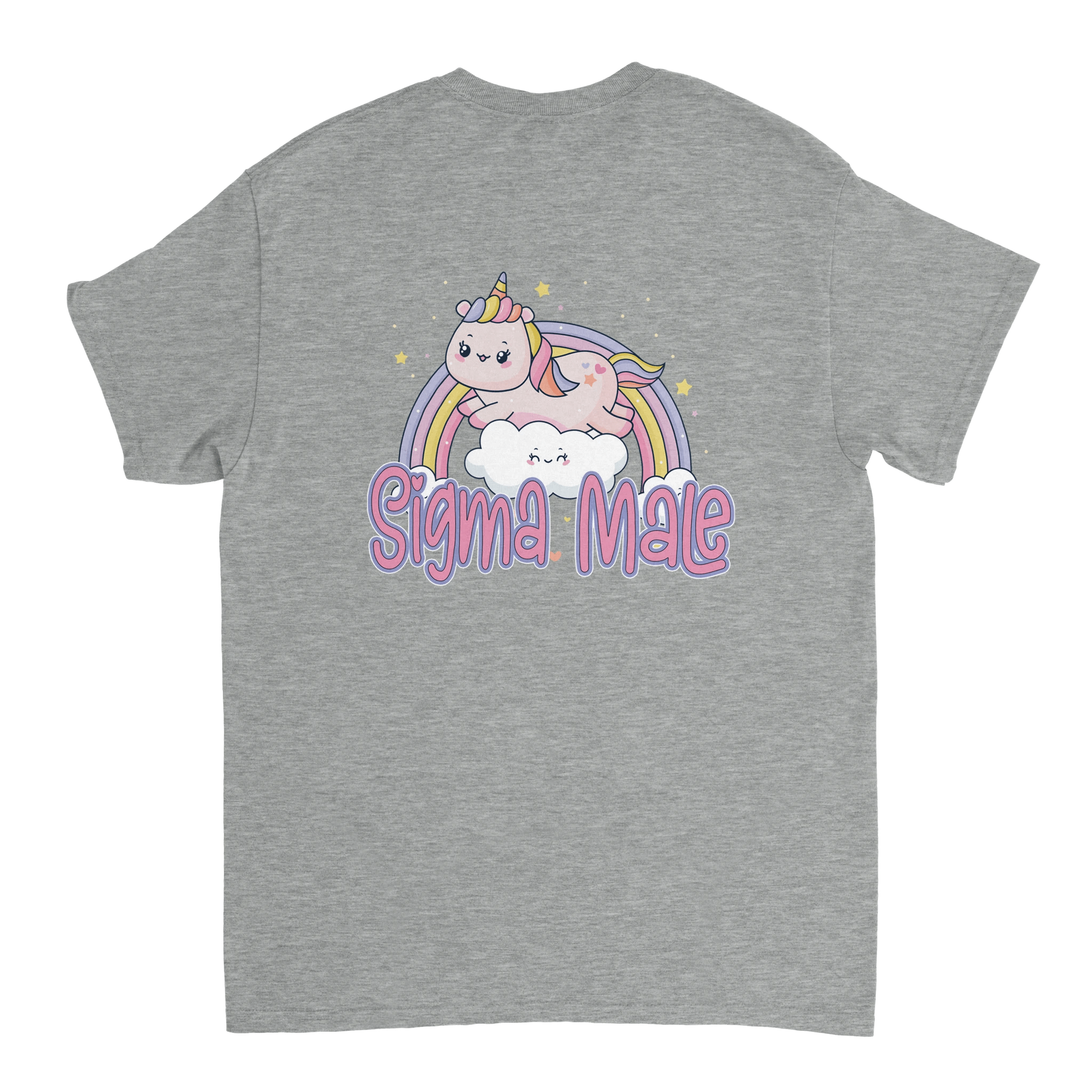 SIGMA HEREN T-SHIRT MET OPDRUK OP DE ACHTERKANT - Laatste shirt