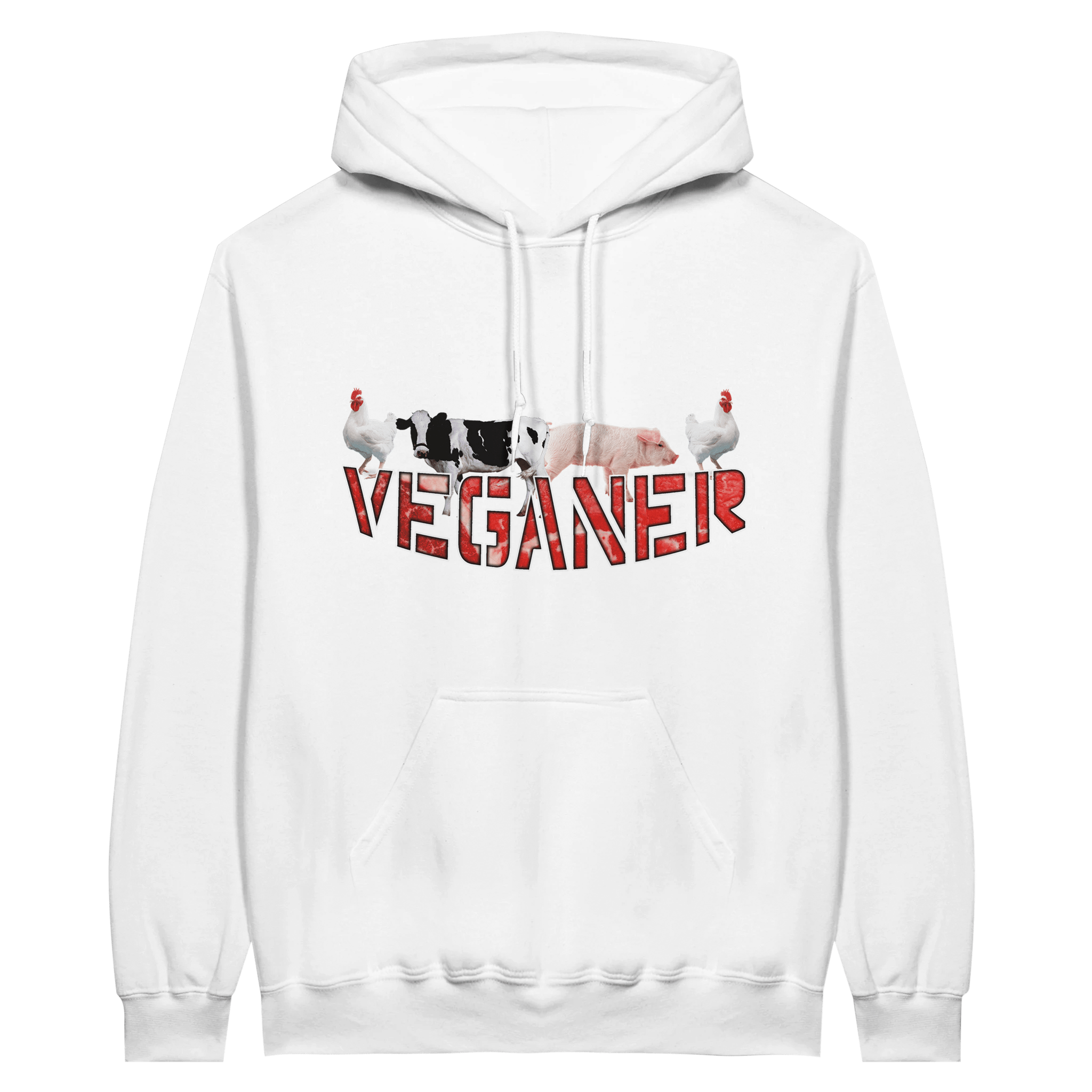 ANTI-VEGAN HOODIE - Laatste Shirt