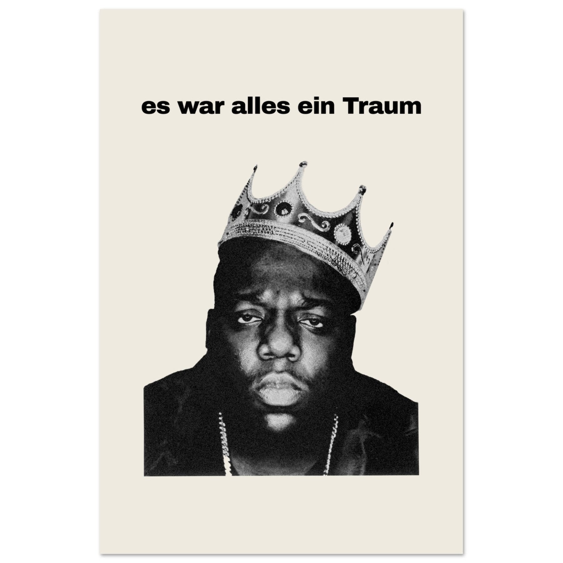 Het was allemaal een droom. Poster - Drukwerk - Laatste shirt