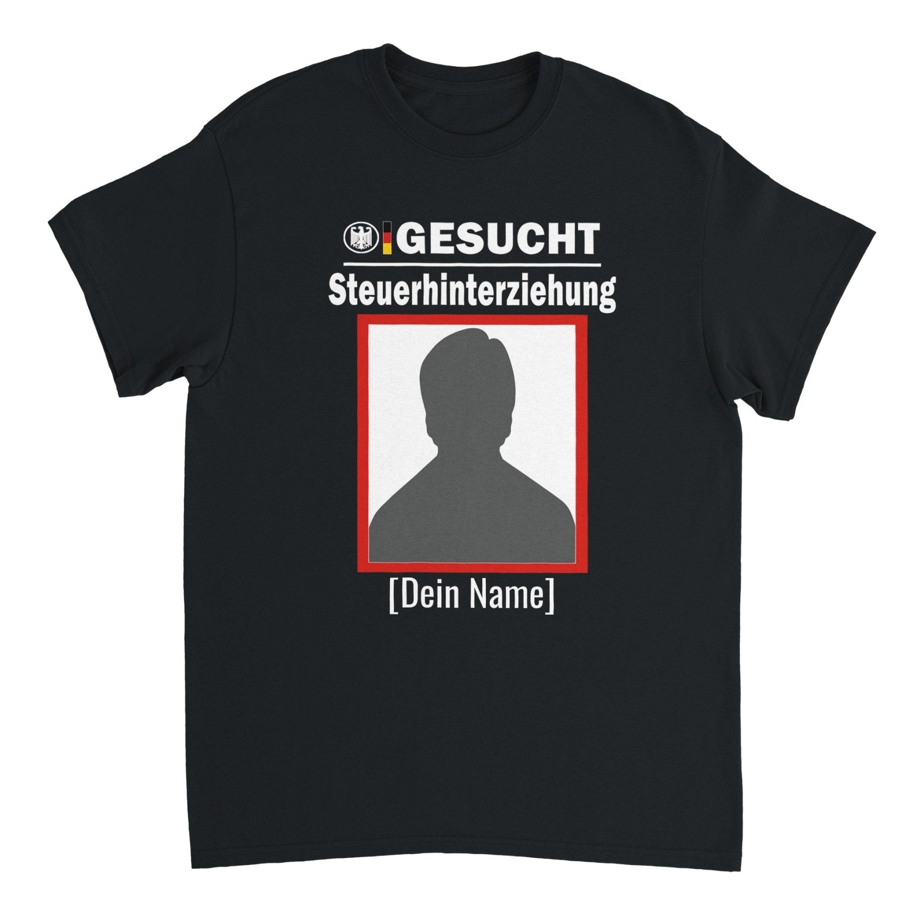 GEZOCHT: T-SHIRT MET OPDRUK BELASTINGONTDUIKING - Printmateriaal - Laatste shirt