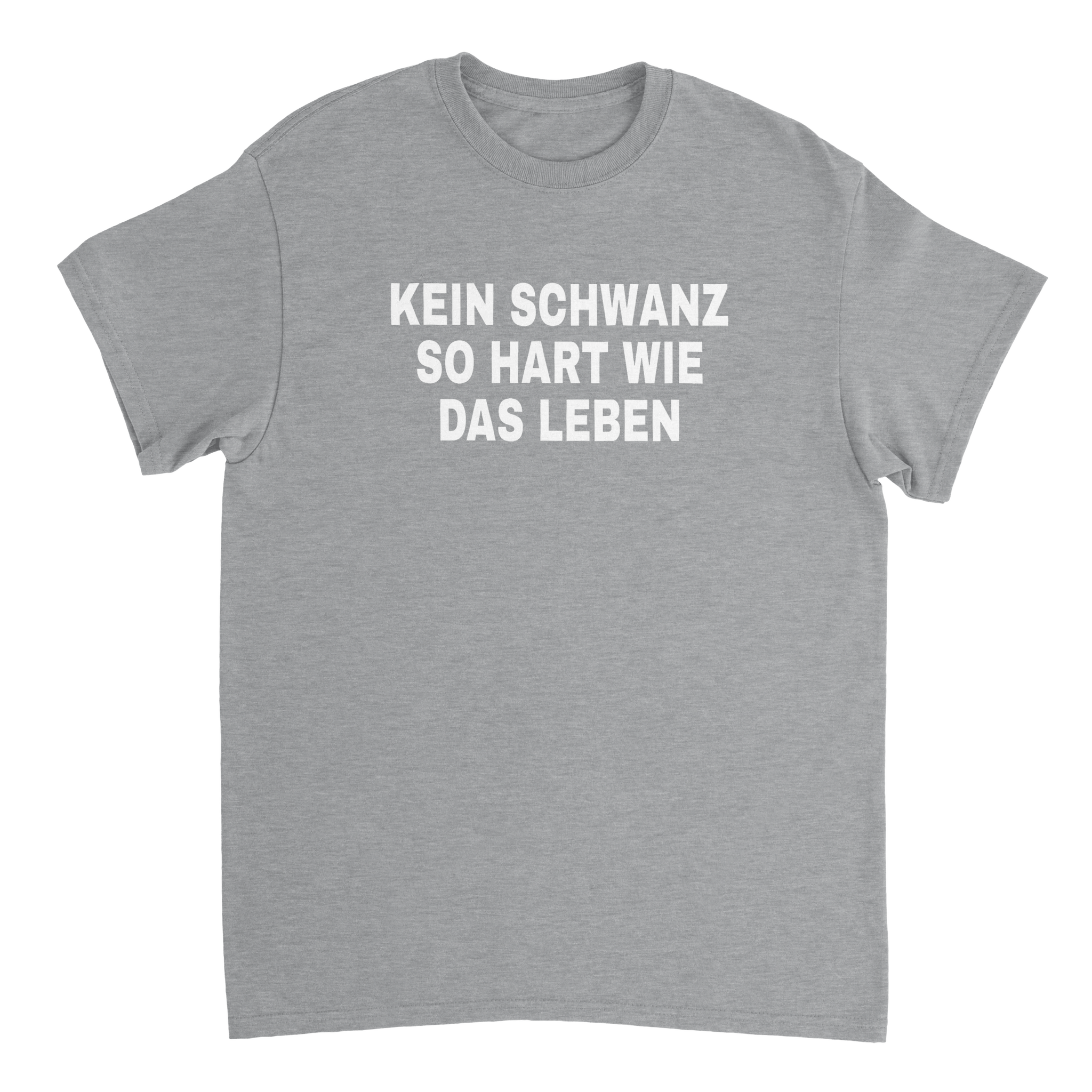 T-shirt met de tekst "NO DICK AS HARD AS LIFE" - Laatste shirt