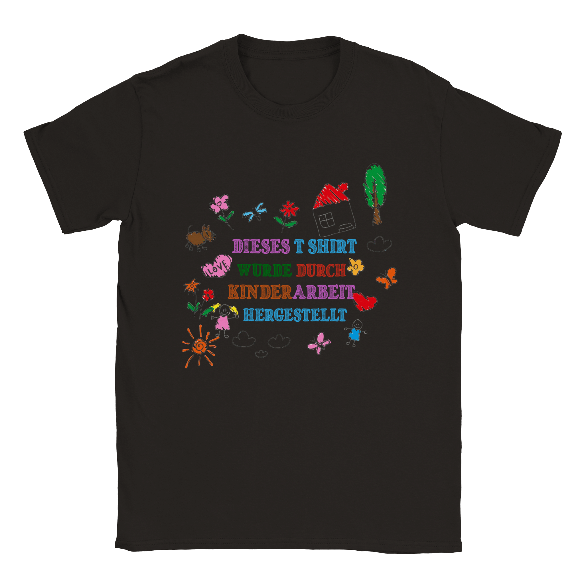 T-shirt met opdruk over kinderarbeid - Last Shirt