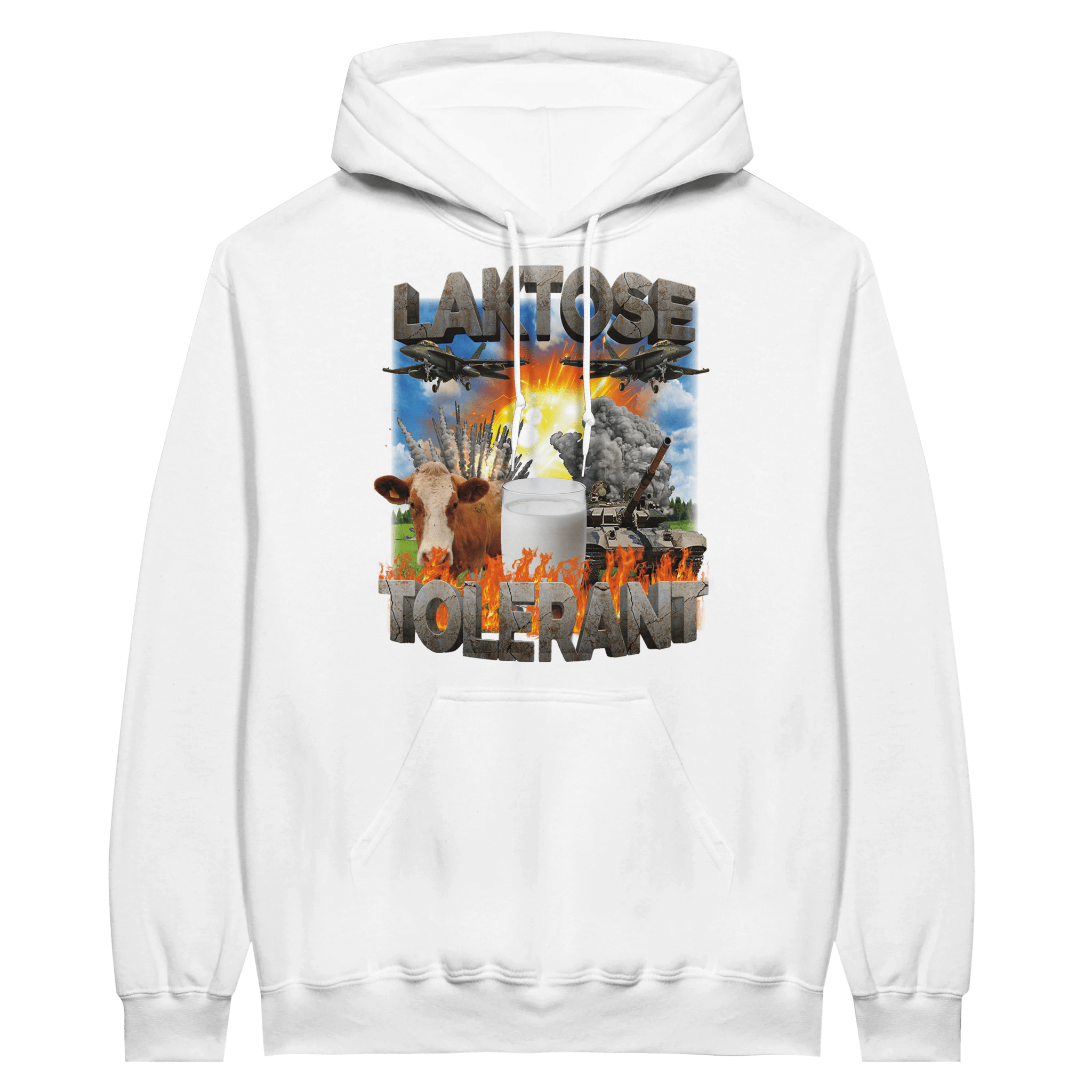 LACTOSETOLERANTE HOODIE - Laatste Shirt