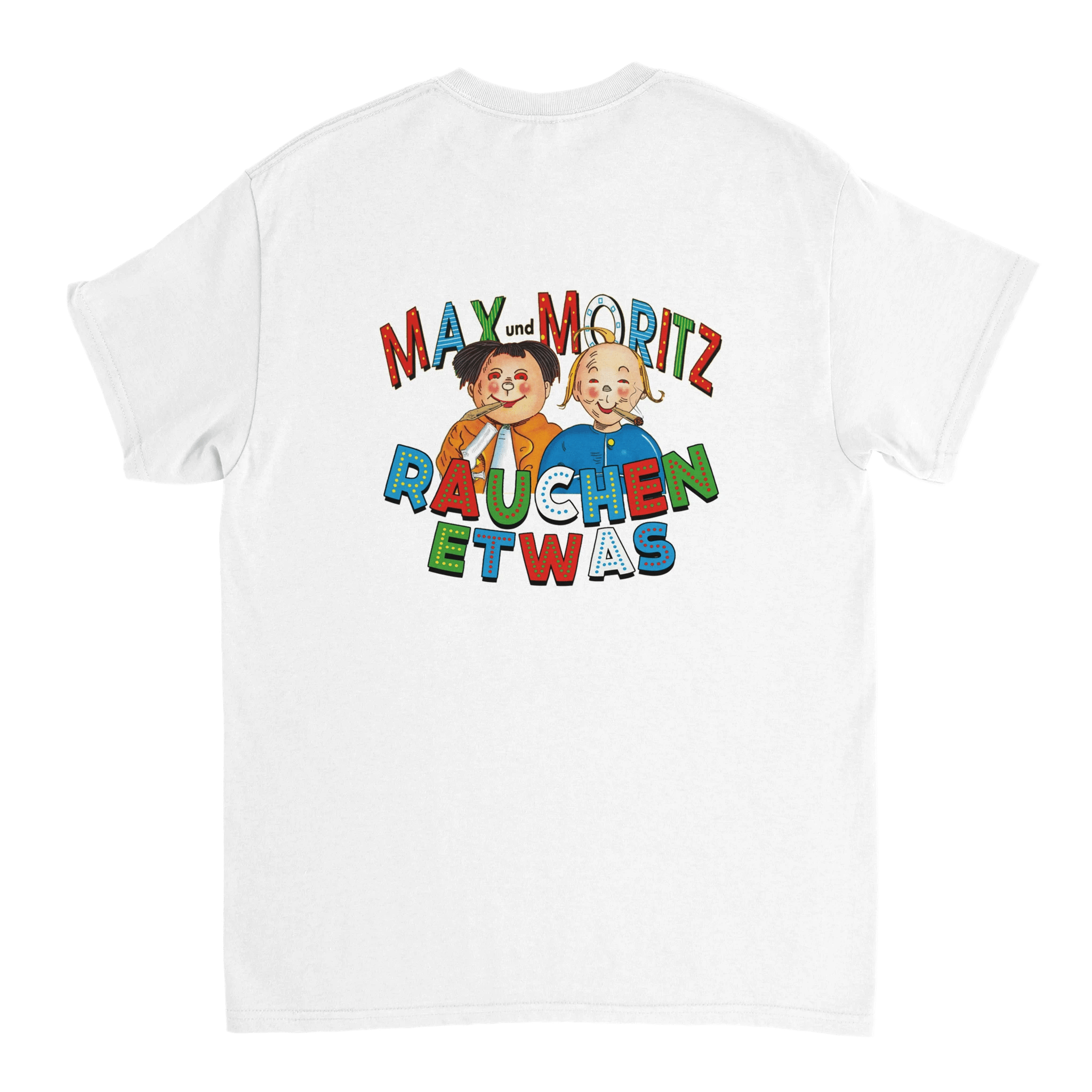 MAX EN MORTZ T-SHIRT MET OPDRUK OP DE ACHTERKANT - Laatste shirt