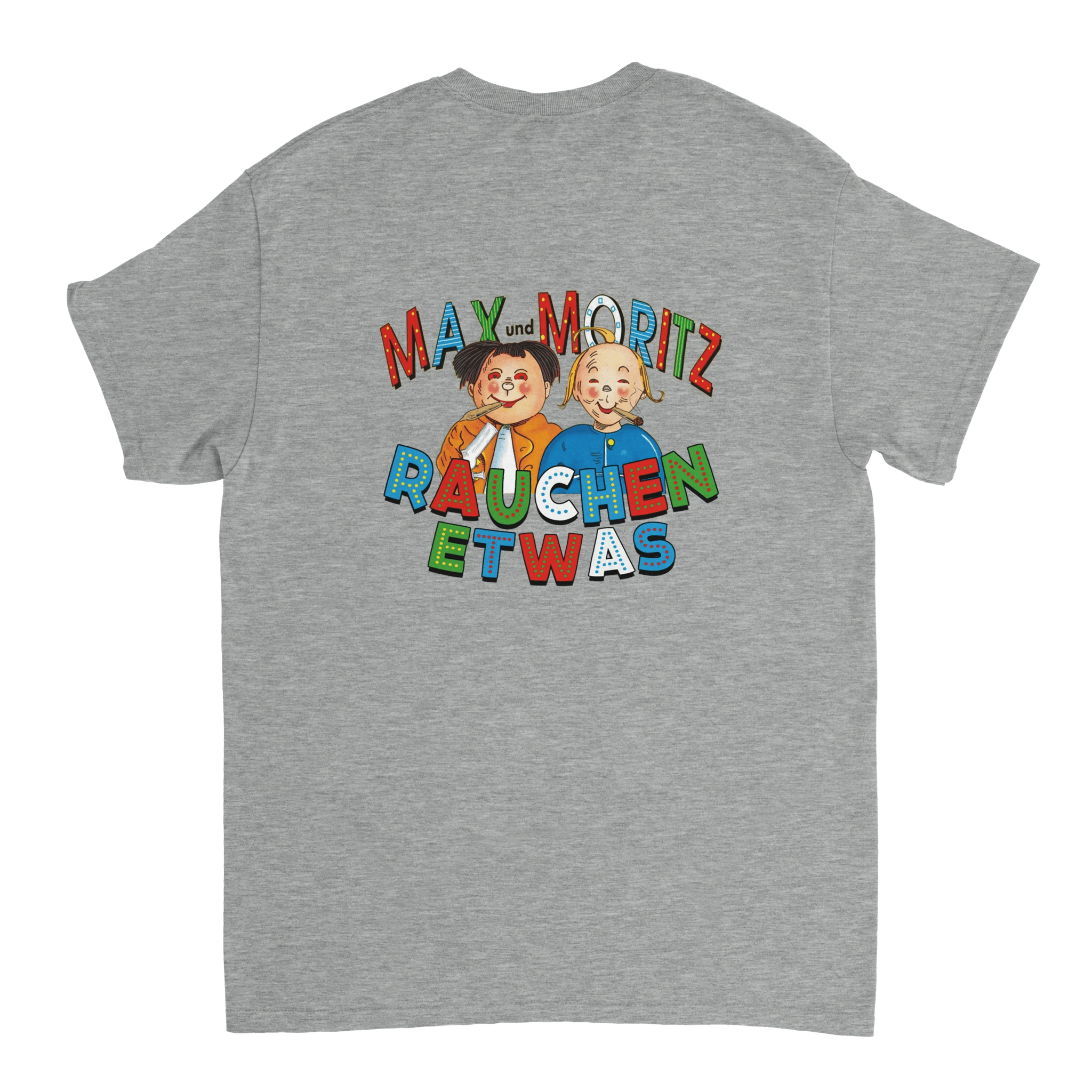 MAX EN MORTZ T-SHIRT MET OPDRUK OP DE ACHTERKANT - Laatste shirt