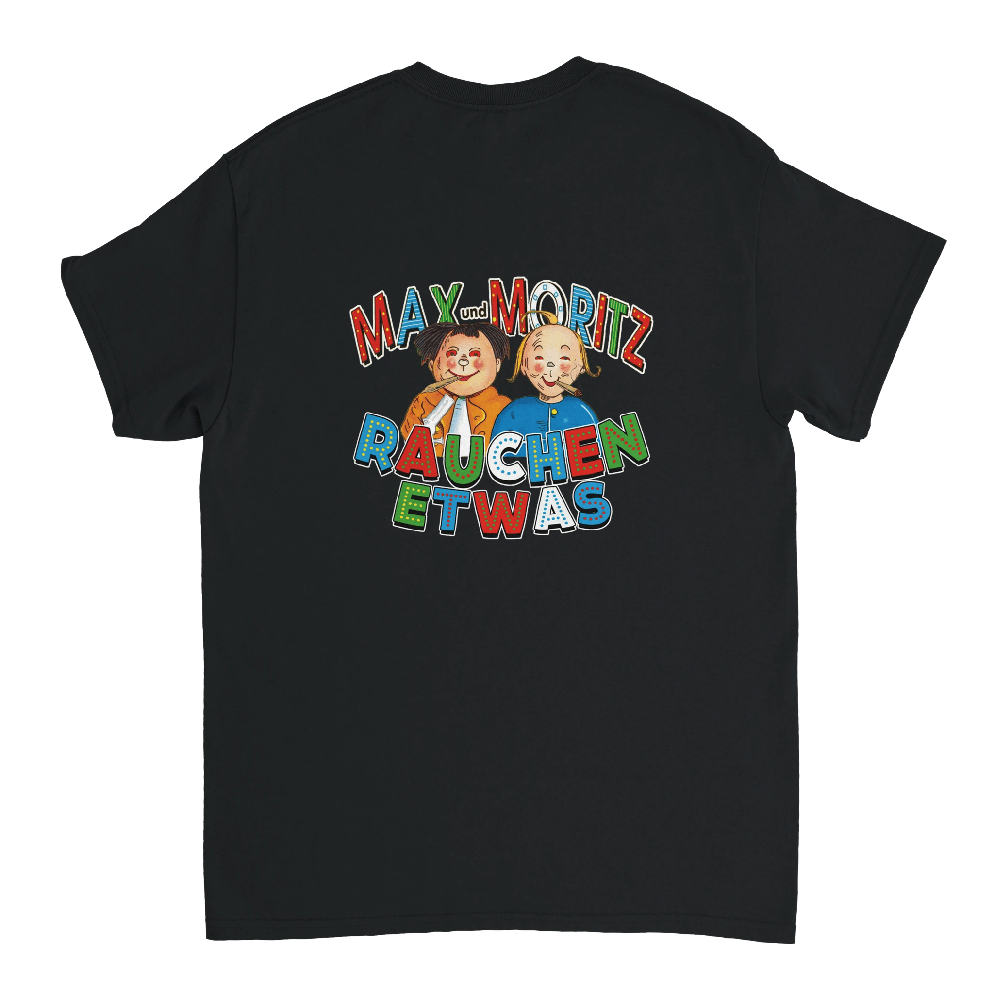 MAX EN MORTZ T-SHIRT MET OPDRUK OP DE ACHTERKANT - Laatste shirt