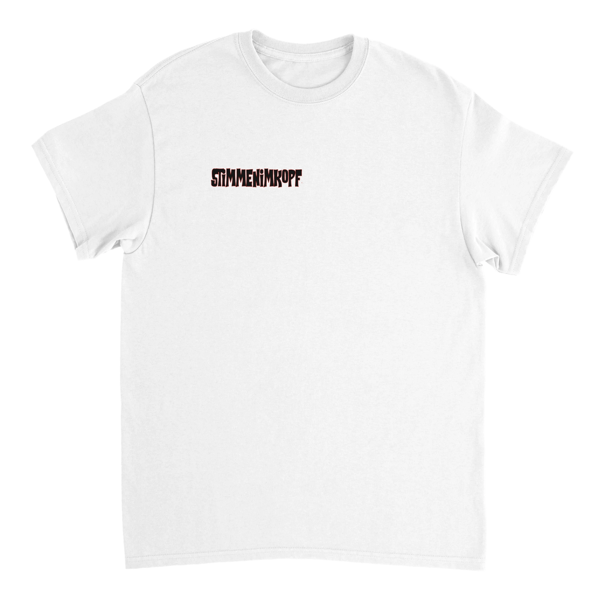 VOICES IN THE HEAD PREMIUM T-SHIRT MET ACHTERKANTPRINT - Laatste Shirt