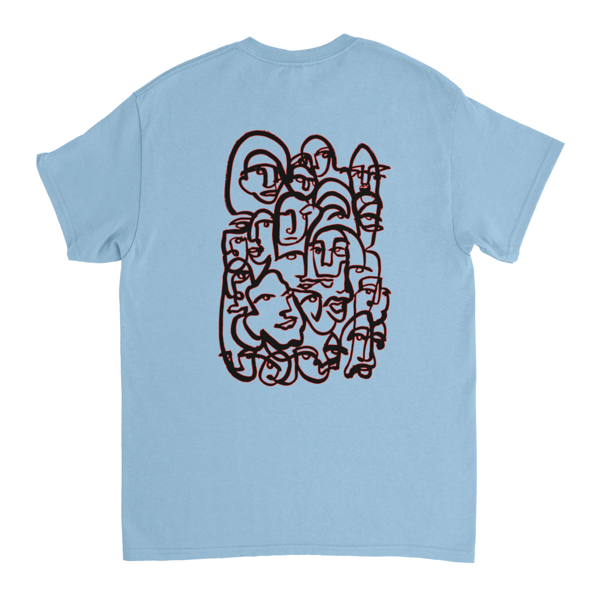 VOICES IN THE HEAD PREMIUM T-SHIRT MET ACHTERKANTPRINT - Laatste Shirt